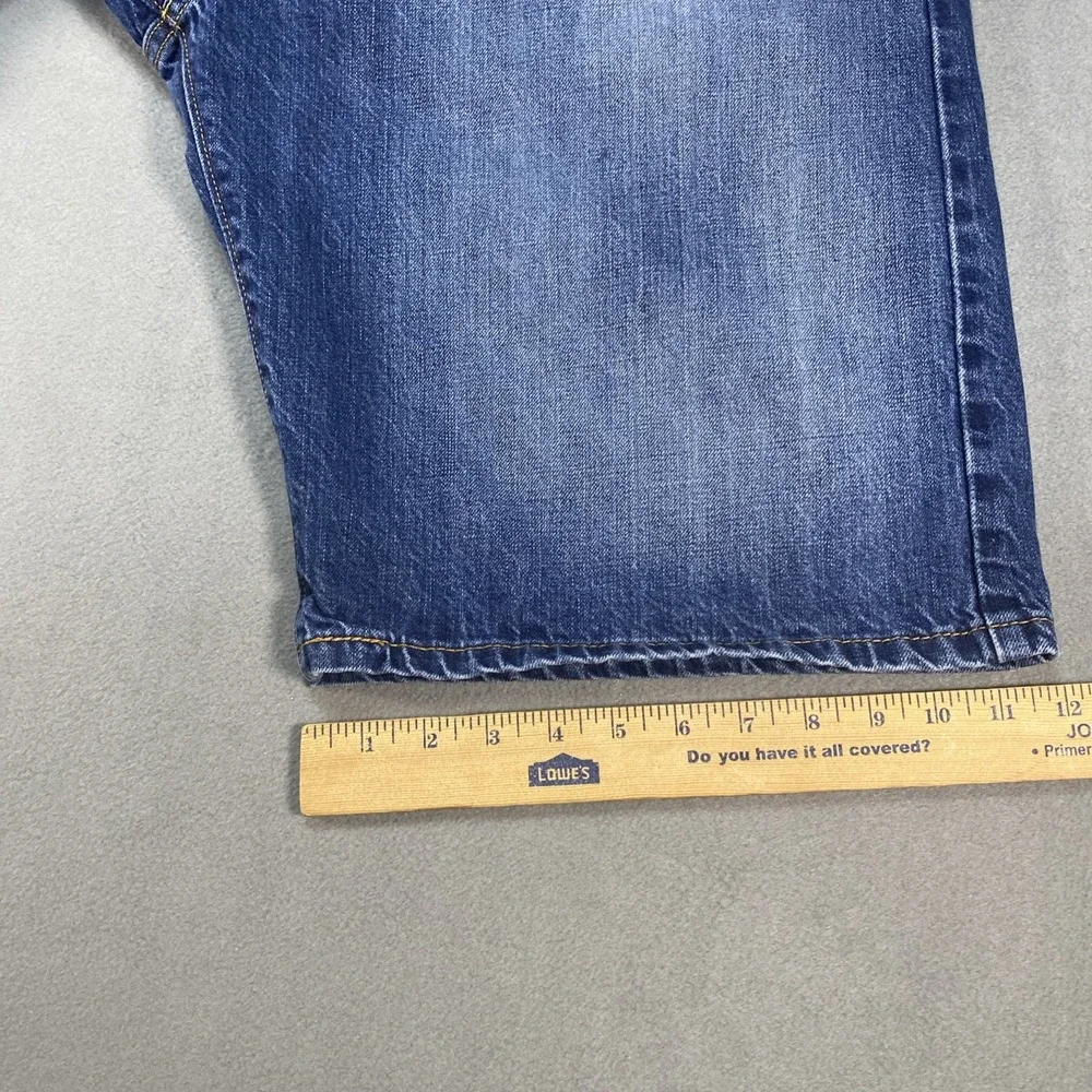 Levis 569 Mens Jean Shorts Size 40 Medium Wash Blue Jorts